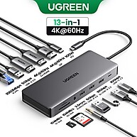 Hub USB C 13 em 1 UGREEN: Estação Completa para MacBook com 4K e Carregamento 100W - imagem 1