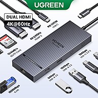 Hub USB C UGREEN 10Gbps: Conecte Tudo com 4K60Hz, HDMI e PD100W - imagem 1