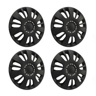 aqxreight 4 PCs 14 Polegadas Automóvel Hubcap Hubcap Fosco Invólucro Protetor Tampa DE Protetor para Carros Caminhões FITA 14 APLICAÇÕES DE APELO CURSO CURSO DE CELA DE AUTROMOLAÇÃO DE AUTOMOBILE - imagem 4