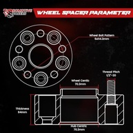 Espaçadores de Roda 2.5" 5x4.5 CNC Forjado Hubcentric - Ford Explorer, Mustang, Ranger e mais - imagem 3