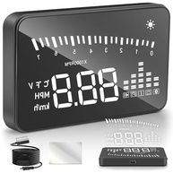 HUD Display Colorido: Velocímetro no Parabrisa com Alertas Inteligentes - imagem 2