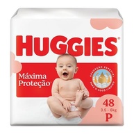Huggies Máxima Proteção: Fralda P para Bebê – 48 Un - imagem 1