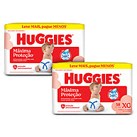 Huggies XG: Kit 2 Fraldas Máxima Proteção (58 Un) - imagem 1
