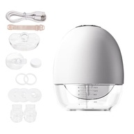 HUIOP Bomba de Mama Portátil Elétrica Mãos Livres com LED – 4 Modos, 9 Níveis de Sucção, Bateria Embutida - imagem 2