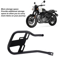 Suporte de Alforje e Bagagem Lateral para Royal Enfield Hunter 350 (2022-2024) - Estrutura Reforçada - imagem 4