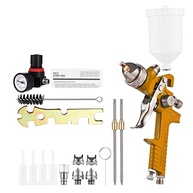 Tomshin HVLP Pistola de Pintura Profissional com 3 Bicos - Atomização Fina e Design Ergonômico - imagem 2