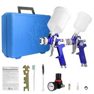 Conjunto de Pistola de Pulverização HVLP com 2 Peças - Ideal para Pintura Automotiva, Móveis e Modelismo - imagem 2