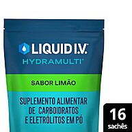 Liquid IV Hydramulti: Hidratação Rápida em Pó (16 Sachês Limão) - imagem 1
