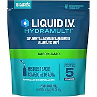 Liquid IV Hydramulti: Hidratação Rápida em Pó (16 Sachês Limão) - imagem 2