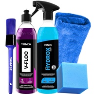 Kit Essencial Vonixx: Hydrox Fast Coating Cerâmico + V-Floc Shampoo Neutro - Brilho e Proteção Duradoura - imagem 1