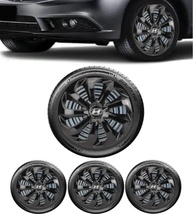 Jogo 4 Calotas Esportivas Velox Aro 14 Preto Brilhante para Hyundai HB20 Hatch e HB20S Sedan - imagem 2