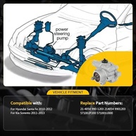 Bomba Direção Hidráulica 21-4054 para Hyundai Santa Fe e Kia Sorento - imagem 4