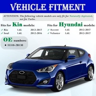Kit 4 Injetores de Combustível 35310-2B130 para Hyundai Accent/Veloster e Kia Rio/Soul 1.6L (2012-2017) - imagem 3