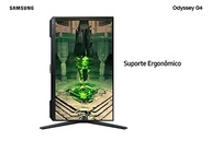 SAMSUNG Monitor Gamer Odyssey 25", FHD, 240 Hz, 1ms, com ajuste de altura, HDMI, DP, Gsync, Freesync, Preto, Série G40 - imagem 2
