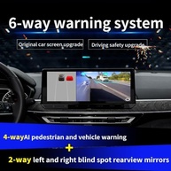 Câmera 360° Inteligente com IA: Visão Panorâmica 1080p e DVR para seu Carro - imagem 4