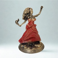 Escultura Iansã Poder dos Ventos Vintage em Resina - 11 cm | Decoração Afro-Espiritual com Estilo - imagem 1