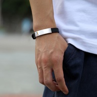 Pulseira Autismo: Aço Inox + ICE - imagem 2