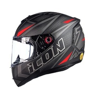 Capacete Peels Icon Fast Preto Fosco Vermelho: Segurança e Estilo para Sua Pilotagem - imagem 4