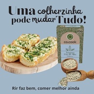 CoCook Tempero 100% Natural Pão de Alho Petiscos 75g Ideal para Churrasco, Festas Zero Glúten, Zero Lactose, Zero Conservantes, Zero Corantes, Zero Sódio - Rende até 30 porções - imagem 3