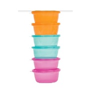 Kit 6 Potes 180ml para Papinhas Rosa - Buba 6758 | Seguro, Resistente e Ideal para Bebês - imagem 5