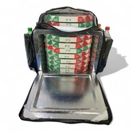 Bag Impermeável para Delivery 45L com Caixa Térmica Laminada - Ideal para Motoboys (Preta) - imagem 5