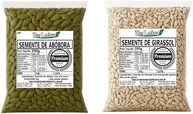 KIT ABÓBORA + GIRASSOL – ESCOLHA O TAMANHO IDEAL (250g cada (total 500g)) - imagem 1