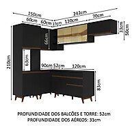 Cozinha Completa 392cm Reims Madesa: Seu Canto Ideal! - imagem 2