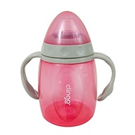 Copo com Alças e Bico em Silicone Colors Rosa - Clingo | Seguro, Leve e Ideal para Bebês - imagem 2