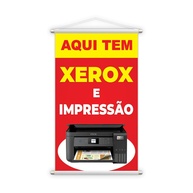 Banner Aqui Tem Xerox e Impressão 80x50cm - Ideal para Comunicação Visual e Divulgação - imagem 1