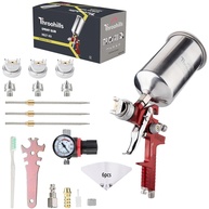 Kit Pistola HVLP Profissional com Bicos 1,4/1,7/2,0 mm – Ideal para Pintura Automotiva e Acabamentos Premium - imagem 1