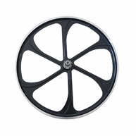 Roda Traseira CDHPOWER 66cm Liga de Alumínio Preta - Ideal para Bicicletas e Motorizadas - imagem 1