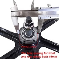 Roda Traseira CDHPOWER 66cm Liga de Alumínio Preta - Ideal para Bicicletas e Motorizadas - imagem 5