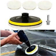 Kit 5 Boinas de Lã 5" com Suporte para Polimento Automotivo - Ideal para Profissionais e Amadores - imagem 3