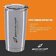 Copo Térmico 580ml Bodyaction: Mantenha Sua Bebida na Temperatura Ideal - imagem 2