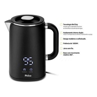 Chaleira Elétrica Philco PCH18B: Água Quente na Temperatura Ideal! - imagem 2