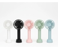 Mini Ventilador Portátil Recarregável 3 Velocidades Silencioso USB - Ideal para Mesa, Maquiagem e Estudos - imagem 1