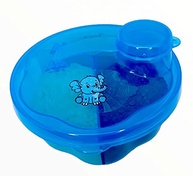 Sonne Porta Leite em Pó com 3 Divisórias - Elefante Azul | Prático, Seguro e Ideal para Viagens - imagem 2