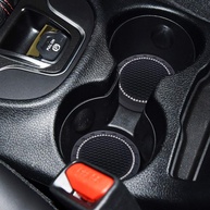 Kit Bling Porta-Copos e Anel de Ignição: Toque de Luxo e Brilho para seu Carro Feminino - imagem 1