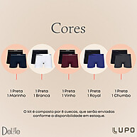 Kit Cueca Lupo Boxer Microfibra: Conforto Sem Igual! - imagem 2