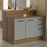 Ilha de Cozinha 120cm Agata Madesa: Funcionalidade e Estilo - imagem 1