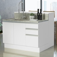 Ilha de Cozinha 120cm: Organize e Decore! - imagem 1