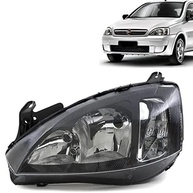 Farol Corsa Sedan e Montana 2008-2012 Máscara Negra USA H7/H1 - Visual Esportivo e Iluminação Superior - imagem 2