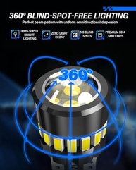 Lâmpada LED T10 194 Branca Canbus: Iluminação Potente e Durável para Seu Carro (2 Unidades) - imagem 5