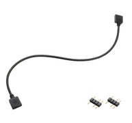 COOLMOON Cabo Extensor LED ARGB 3 Pinos 5V - 2 Metros: Iluminação e Organização Perfeitas! - imagem 1