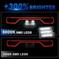 Luz de Placa LED SAPILIT para Dodge Durango: Iluminação Moderna e Segura - imagem 3