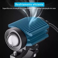 Faróis de Neblina LED Moto 10000 Lúmens IP67 - Iluminação Potente e Segura - imagem 3