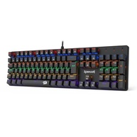 TECLADO MECÂNICO GAMER REDRAGON VALHEIM ILUMINAÇÃO RAINBOW PRETO SWITCH BROWN K608-R (PT-BROWN) - imagem 2