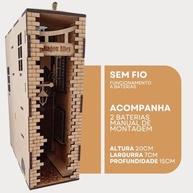 Aparador de Livros Harry Potter Beco Diagonal Iluminado - MDF Bege para Decoração Geek - imagem 4