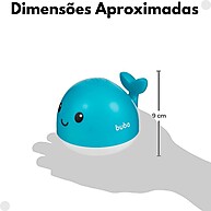 Baleia Esguicha Água Buba: Banho Divertido e Iluminado! - imagem 2