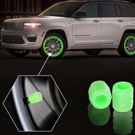 Ilumine Seu Caminho: 4 Bicos de Válvula Luminosos para Pneus de Carro e Moto (Verde Fluor) - imagem 4
